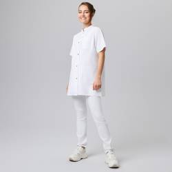 Damen -  Kasack 240 von MEIN-KASACK.de  / Farbe: weiß / 50% Baumwolle 50% Polyester 175 gr. - 4