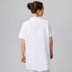 Damen -  Kasack 240 von MEIN-KASACK.de  / Farbe: weiß / 50% Baumwolle 50% Polyester 175 gr. - 3
