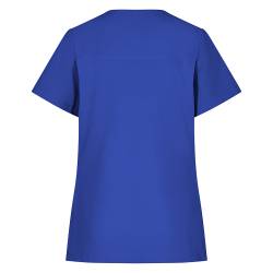 Damen - STRETCH-Kasack 702 - SlimFit von EXNER / Farbe: royal blau / 94% Polyester, 6% Spandex, 170 g - 2