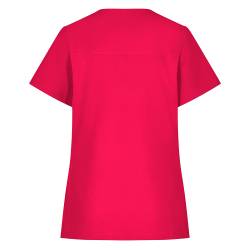 Damen - STRETCH-Kasack 702 - SlimFit von EXNER / Farbe: rot / 94% Polyester, 6% Spandex, 170 g - 2