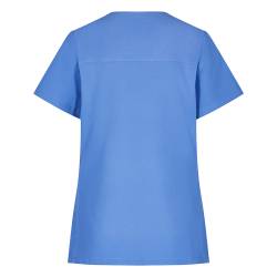Damen - STRETCH-Kasack 702 - SlimFit von EXNER / Farbe: light blue / 94% Polyester, 6% Spandex, 170 g - 2