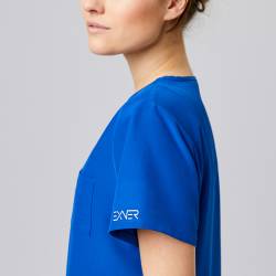 Damen - STRETCH-Kasack 704 - RegularFit von EXNER / Farbe: royal blau / 94% Polyester, 6% Spandex, 170 g - | MEIN-KASACK