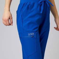 Damenhose Sportsline 703 SlimFit von EXNER / Farbe: royal blau / 96% Polyester 4% Spandex 170gm2 - 7