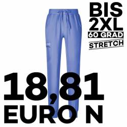 Damenhose Sportsline 703 SlimFit von EXNER / Farbe: light blue / 96% Polyester 4% Spandex 170gm2 - 1