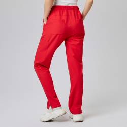 Damenhose Sportsline 705 RegularFit von EXNER / Farbe: rot / 96% Polyester 4% Spandex 170gm2 - 3