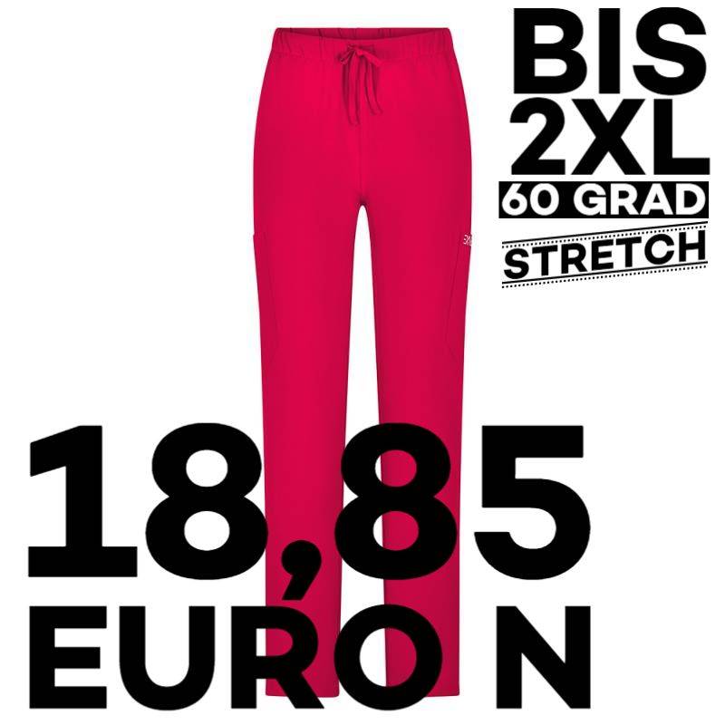 Damenhose Sportsline 705 RegularFit von EXNER / Farbe: rot / 96% Polyester 4% Spandex 170gm2 - | MEIN-KASACK.de | kasack