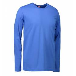 RESTPOSTEN: Interlock Herren T-Shirt | Langarm| 0518 von ID / Farbe: indigo / 100% BAUMWOLLE - 1