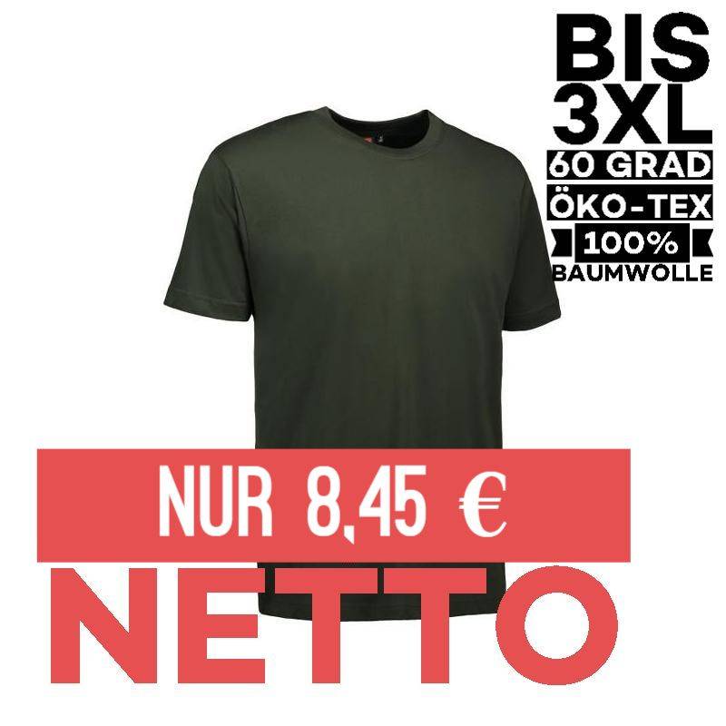 T-Shirt 0500 von ID / Farbe: flaschengrün / 100% BAUMWOLLE - | MEIN-KASACK.de | kasack | kasacks | kassak | berufsbeklei