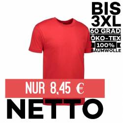 T-Shirt 0500 von ID / Farbe: rot / 100% BAUMWOLLE - | MEIN-KASACK.de | kasack | kasacks | kassak | berufsbekleidung medi