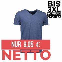 CORE V-Neck Tee Herren T-Shirt 542 von ID / Farbe: blau  / 90% BAUMWOLLE 10% VISKOSE - | MEIN-KASACK.de | kasack | kasac