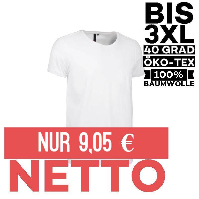 CORE O-Neck Tee Herren T-Shirt 540 von ID / Farbe: weiß / 100% BAUMWOLLE - | MEIN-KASACK.de | kasack | kasacks | kassak 