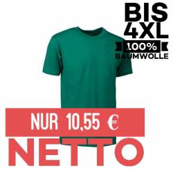 T-TIME® Herren T-Shirt | Rund-Ausschnitt |510 von ID / Farbe: grün / 100% BAUMWOLLE - | MEIN-KASACK.de | kasack | kasack