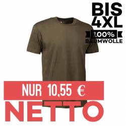 T-TIME® Herren T-Shirt | Rund-Ausschnitt |510 von ID / Farbe: oliv / 100% BAUMWOLLE - | MEIN-KASACK.de | kasack | kasack