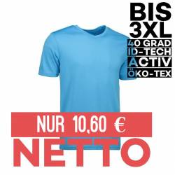 YES Active Herren T-Shirt 2030 von ID / Farbe: cyan / 100% POLYESTER - | MEIN-KASACK.de | kasack | kasacks | kassak | be