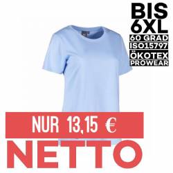 PRO Wear Damen T-Shirt 317 von ID / Farbe: hellblau / 50% BAUMWOLLE 50% POLYESTER - | MEIN-KASACK.de | kasack | kasacks 