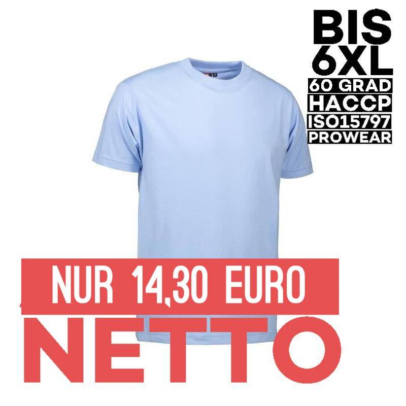 PRO Wear Herren T-Shirt 300 von ID / Farbe: hellblau / 60% BAUMWOLLE 40% POLYESTER - | MEIN-KASACK.de | kasack | kasacks