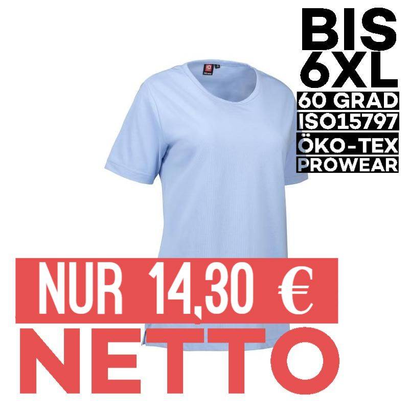 PRO Wear Damen T-Shirt 312 von ID / Farbe: hellblau / 60% BAUMWOLLE 40% POLYESTER - | MEIN-KASACK.de | kasack | kasacks 