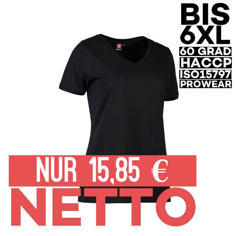 PRO Wear CARE Damen T-Shirt 373 von ID / Farbe: schwarz / 60% BAUMWOLLE 40% POLYESTER - | MEIN-KASACK.de | kasack | kasa