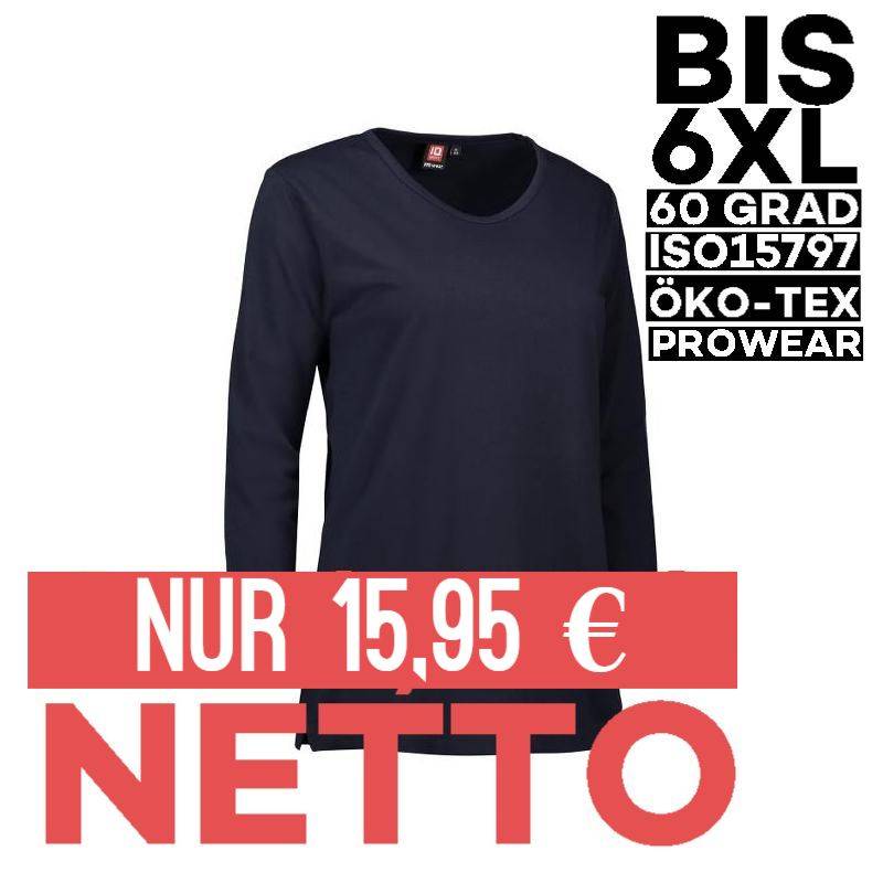 PRO Wear Damen T-Shirt | 3/4-Arm 313 von ID / Farbe: navy / 60% BAUMWOLLE 40% POLYESTER - | MEIN-KASACK.de | kasack | ka