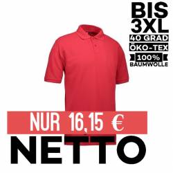 YES Herren Poloshirt 2020 von ID / Farbe: rot / 100% BAUMWOLLE - | MEIN-KASACK.de | kasack | kasacks | kassak | berufsbe