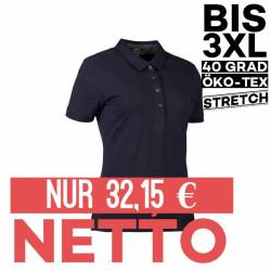 Business Damen Poloshirt | Stretch 535 von ID / Farbe: navy / 95% BAUMWOLLE 5% ELASTANE - | MEIN-KASACK.de | kasack | ka