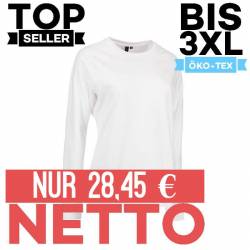 Damen - Sweatshirt CORE O-Neck Sweat 616 von ID / Farbe: weiß / 50% BAUMWOLLE 50% POLYESTER - | MEIN-KASACK.de | kasack 