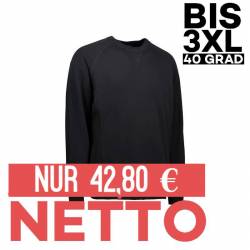 Exklusives Herren Sweatshirt | 613 von ID / Farbe: schwarz / 75% BAUMWOLLE 15% POLYESTER 10% VISKOSE - | MEIN-KASACK.de 