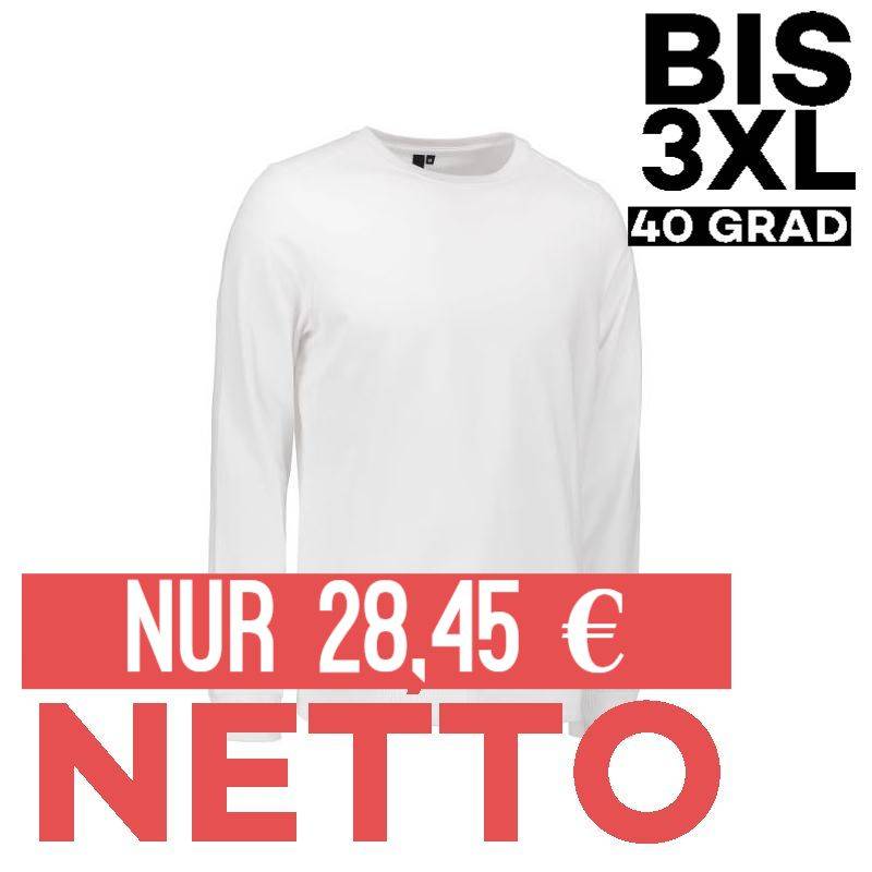 Herren - Sweatshirt CORE O-Neck Sweat 615 von ID / Farbe: weiß / 50% BAUMWOLLE 50% POLYESTER - | MEIN-KASACK.de | kasack