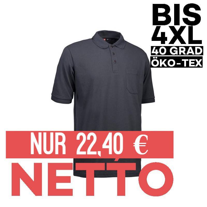 Klassisches Herren Poloshirt | mit Tasche | 520 von ID / Farbe: koks / 50% BAUMWOLLE 50% POLYESTER - | MEIN-KASACK.de | 