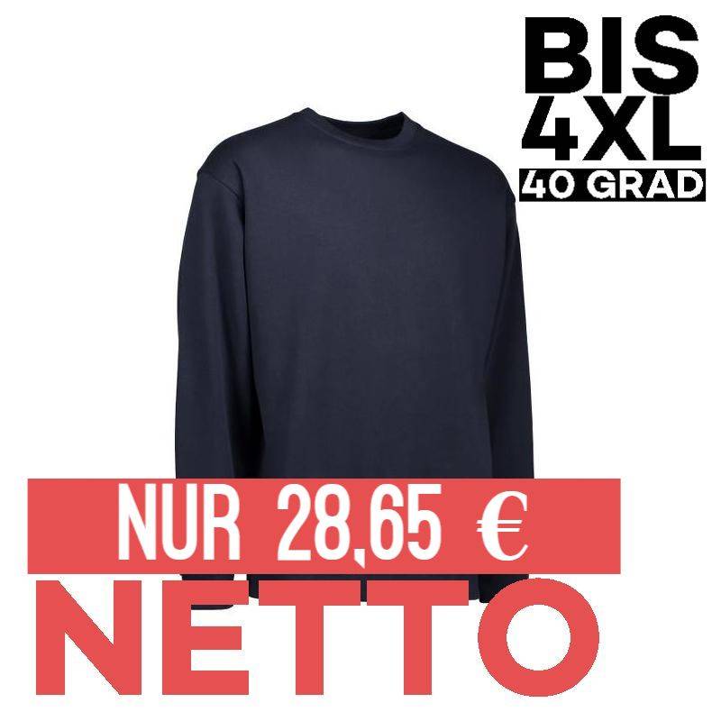 Klassisches Herren Sweatshirt 600 von ID / Farbe: navy  / 70% BAUMWOLLE 30% POLYESTER - | MEIN-KASACK.de | kasack | kasa