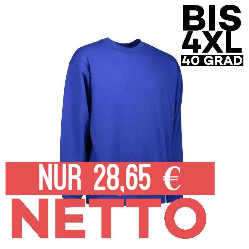 Klassisches Herren Sweatshirt 600 von ID / Farbe: königsblau / 70% BAUMWOLLE 30% POLYESTER - | MEIN-KASACK.de | kasack |