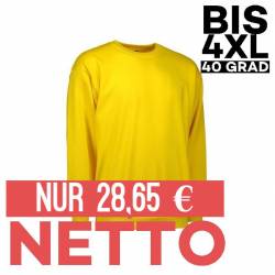 Klassisches Herren Sweatshirt 600 von ID / Farbe: gelb / 70% BAUMWOLLE 30% POLYESTER - | MEIN-KASACK.de | kasack | kasac