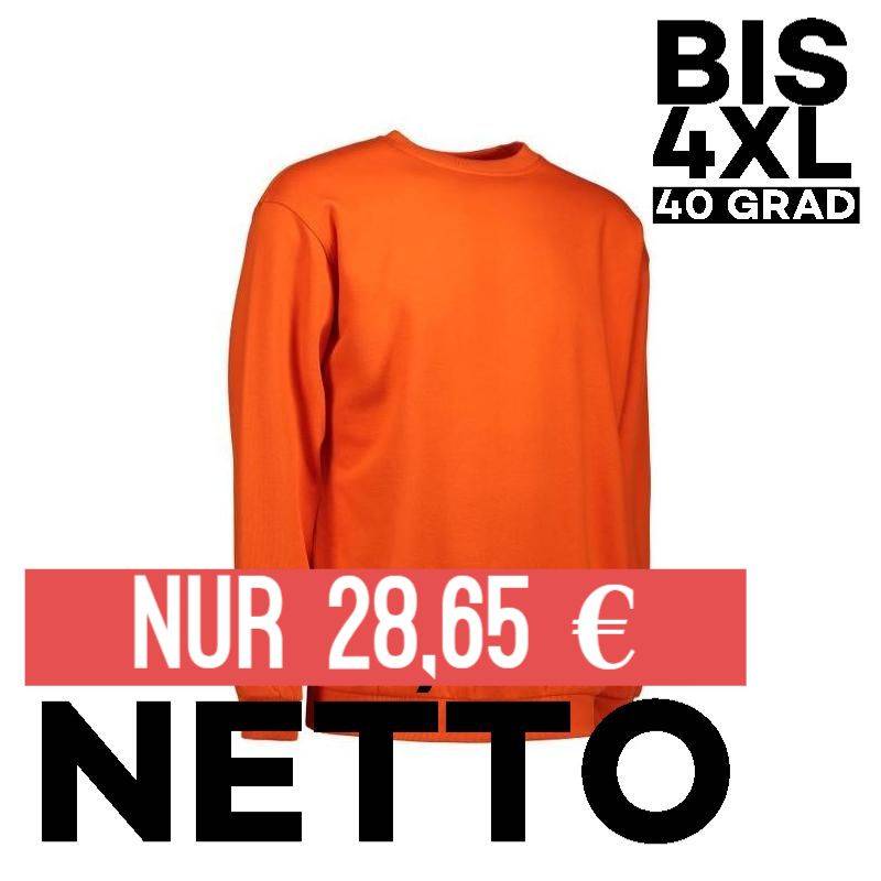 Klassisches Herren Sweatshirt 600 von ID / Farbe: orange / 70% BAUMWOLLE 30% POLYESTER - | MEIN-KASACK.de | kasack | kas