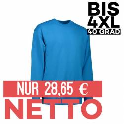 Klassisches Herren Sweatshirt 600 von ID / Farbe: türkis / 70% BAUMWOLLE 30% POLYESTER - | MEIN-KASACK.de | kasack | kas