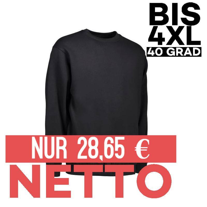 Klassisches Herren Sweatshirt 600 von ID / Farbe: schwarz / 70% BAUMWOLLE 30% POLYESTER - | MEIN-KASACK.de | kasack | ka