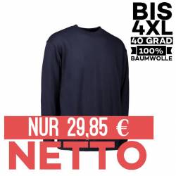 Klassisches Herren Sweatshirt | 604 von ID / Farbe: navy / 100% BAUMWOLLE - | MEIN-KASACK.de | kasack | kasacks | kassak