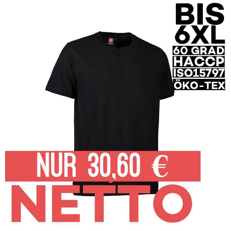 PRO Wear CARE Herren Poloshirt 374 von ID / Farbe: schwarz / 50% BAUMWOLLE 50% POLYESTER - | MEIN-KASACK.de | kasack | k