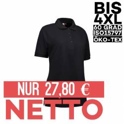 PRO Wear Damen Poloshirt 321 von ID / Farbe: schwarz / 50% BAUMWOLLE 50% POLYESTER - | MEIN-KASACK.de | kasack | kasacks