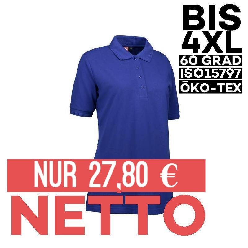 PRO Wear Damen Poloshirt 321 von ID / Farbe: königsblau / 50% BAUMWOLLE 50% POLYESTER - | MEIN-KASACK.de | kasack | kasa