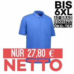 PRO Wear Herren Poloshirt 320 von ID / Farbe: azur / 50% BAUMWOLLE 50% POLYESTER - | MEIN-KASACK.de | kasack | kasacks |
