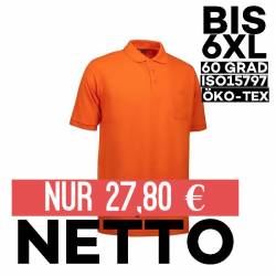PRO Wear Herren Poloshirt 320 von ID / Farbe: orange / 50% BAUMWOLLE 50% POLYESTER - | MEIN-KASACK.de | kasack | kasacks