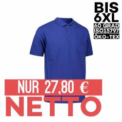 PRO Wear Herren Poloshirt 320 von ID / Farbe: königsblau  / 50% BAUMWOLLE 50% POLYESTER - | MEIN-KASACK.de | kasack | ka