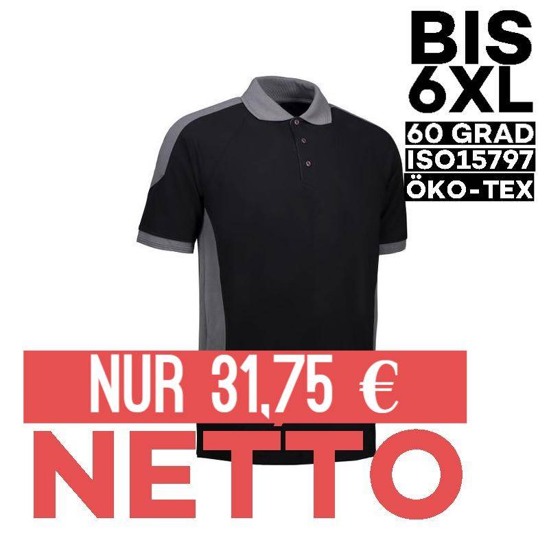 PRO Wear Herren Poloshirt 322 von ID / Farbe: schwarz / 50% BAUMWOLLE 50% POLYESTER - | MEIN-KASACK.de | kasack | kasack