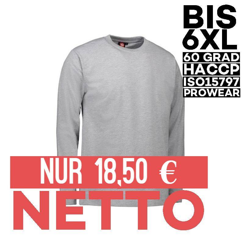 PRO Wear Herren T-Shirt | Langarm 311 von ID / Farbe: hellgau / 60% BAUMWOLLE 40% POLYESTER - | MEIN-KASACK.de | kasack 