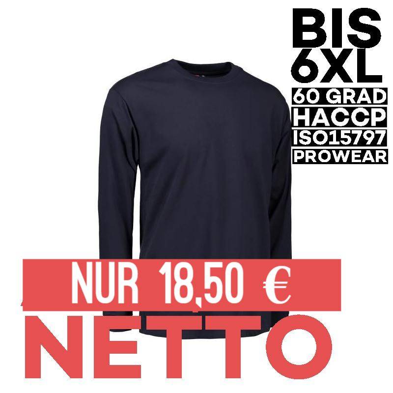 PRO Wear Herren T-Shirt | Langarm 311 von ID / Farbe: navy / 60% BAUMWOLLE 40% POLYESTER - | MEIN-KASACK.de | kasack | k