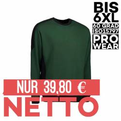 PRO Wear Sweatshirt | Kontrast | 362 von ID / Farbe: grün / 60% BAUMWOLLE 40% POLYESTER - | MEIN-KASACK.de | kasack | ka