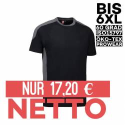 PRO Wear T-Shirt | Kontrast 302 von ID / Farbe: schwarz / 60% BAUMWOLLE 40% POLYESTER - | MEIN-KASACK.de | kasack | kasa
