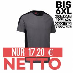 PRO Wear T-Shirt | Kontrast 302 von ID / Farbe: grau / 60% BAUMWOLLE 40% POLYESTER - | MEIN-KASACK.de | kasack | kasacks