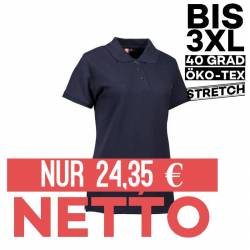 Stretch Damen Poloshirt | 527 von ID / Farbe: navy / 95% BAUMWOLLE 5% ELASTHAN - | MEIN-KASACK.de | kasack | kasacks | k