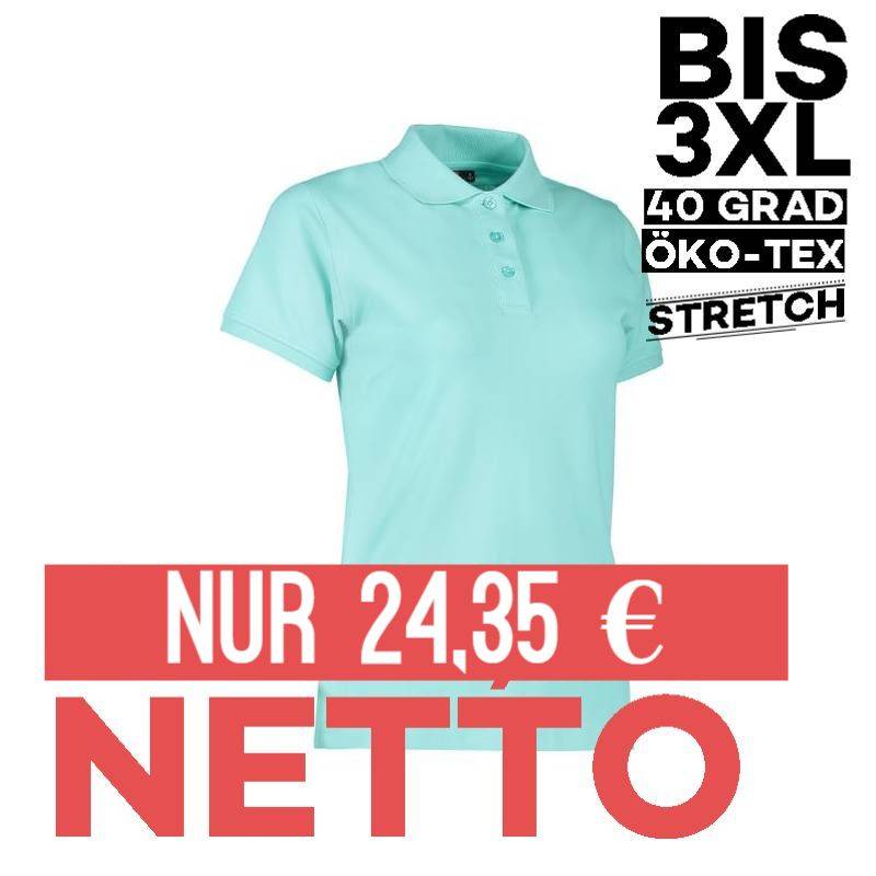 Stretch Damen Poloshirt | 527 von ID / Farbe: mint / 95% BAUMWOLLE 5% ELASTHAN - | MEIN-KASACK.de | kasack | kasacks | k